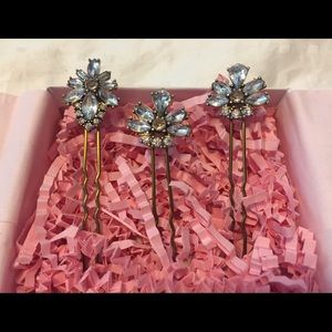 Crystal Hair Pins
